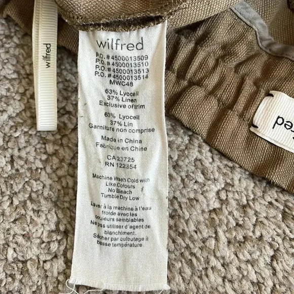 Aritzia | Wilfred Linnen Blend Shorts - Picture 9 of 11